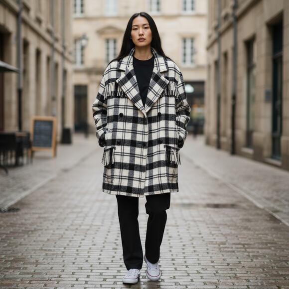 Sonia Rykiel Paris Jackets & Blazers - SONIA RYKIEL 1989 INSCRIPTION Vintage 100% Pure New Wool Size M Oversize